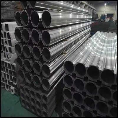 Tiub Profil Tersemperit Paip 5052 5083 7075 6082 Gred Bahan Saiz Permukaan Bentuk Tersuai